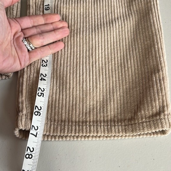 SO High Rise Straight Leg Tan Corduroy Pants NWT Junior Size 9 - Picture 12 of 14